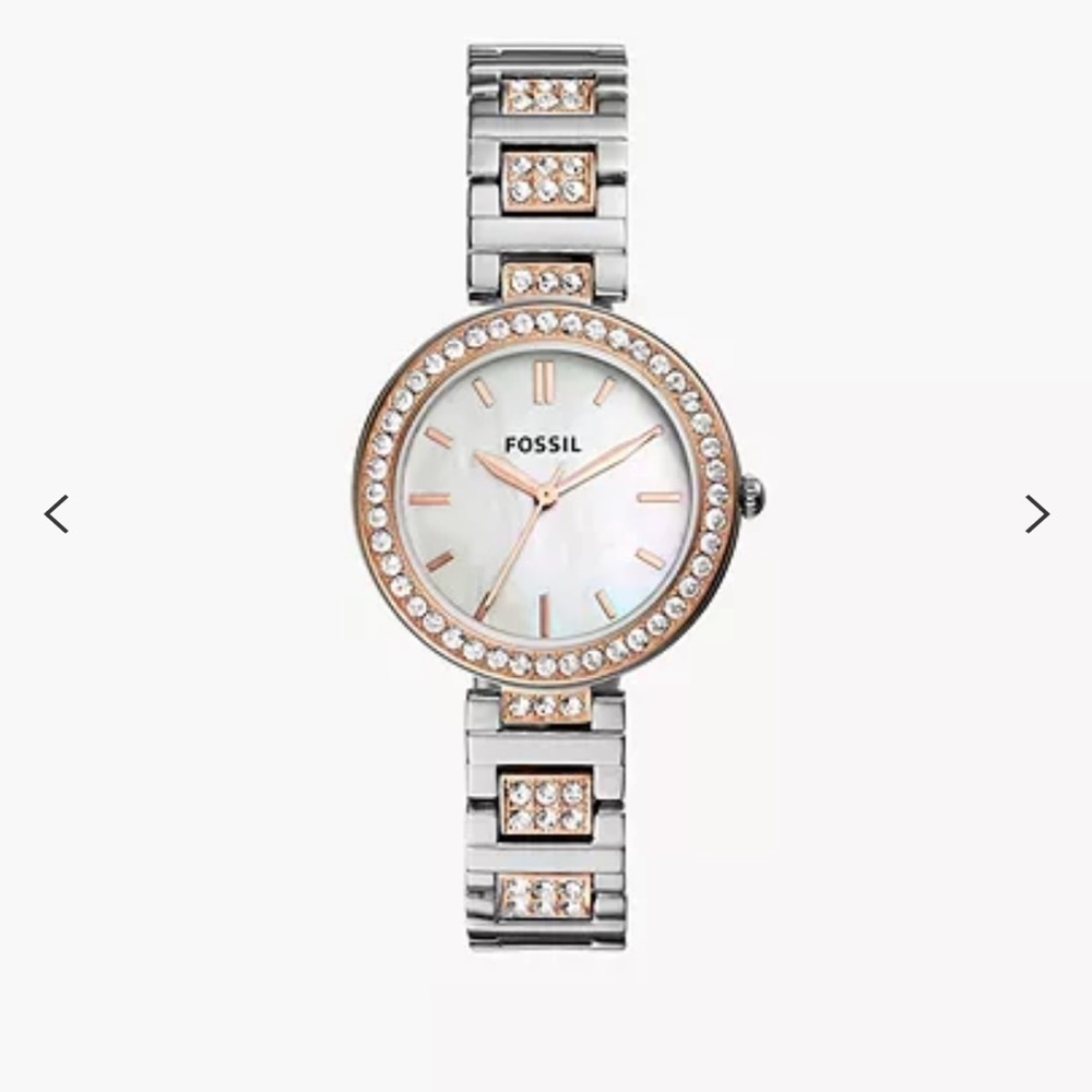Women’s Fossil Karli Two Tone Stainless Steel Watch​​​​​